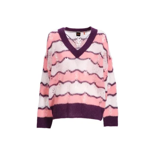 HUGO BOSS Розовые Женские Свитеры