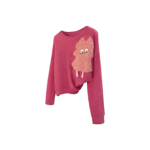 Cypress House Свитер Женский Малиновый Розовый