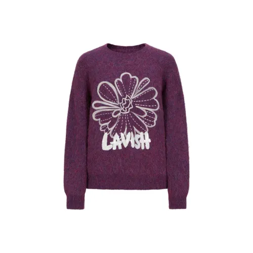 JZ. ANNAKRO Свитер Женский Фиолетовый