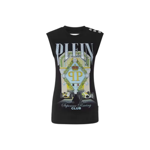 PHILIPP PLEIN SS25 Майка Женская Черная