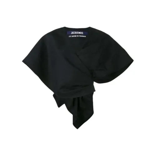 Jacquemus CROP TOP Женский Черный