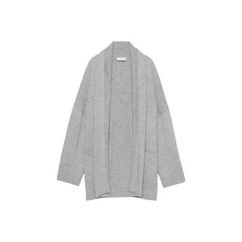 Aritzia FW24 The Group By BABATON Nook Мериносовая шерсть Кардиган Свитер Женские Heather GREY Heather Gray
