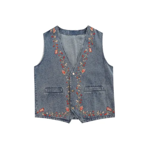 Youth Pastoral Order Майка Женская Джинсовый Синий