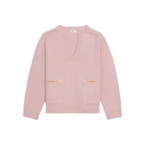 CELINE Розовые Женские Свитеры