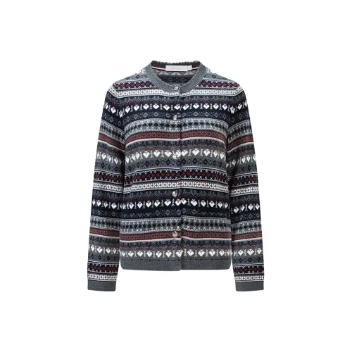 NAVIGARE Свитер Женский Серый Малиновый Lan