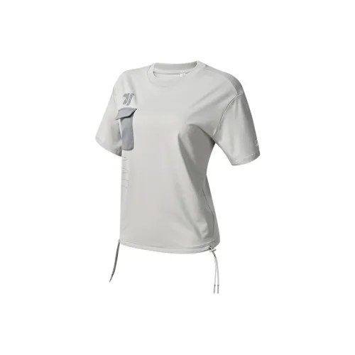 FILA ATHLETICS Рукав с оборотом T-рубашка Женская African Фиолетовый Фиолетовый Синий