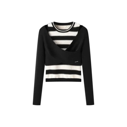 PEACEBIRD Свитер Женский Черный