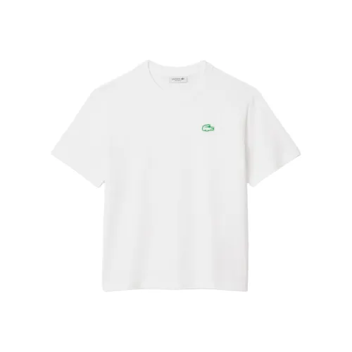 LACOSTE Стандартная футболка Женская Белая