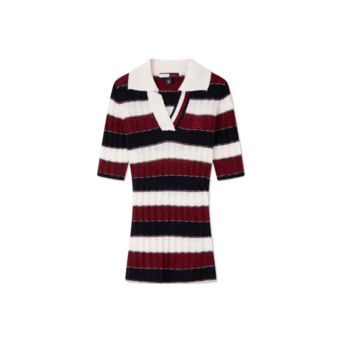 Tommy Hilfiger Красный, синий, белый, полосы, женские свитеры