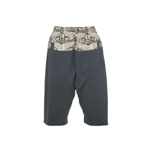 Vivienne Westwood Medium Gray Men's Sports Shorts  
Вивьен Вествуд Средние Серые Мужские Спортивные Шорты