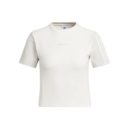 adidas originals Розово-белый Женские короткие топы