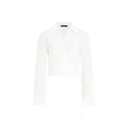 MO&CO Натуральный белый Женские короткие топы