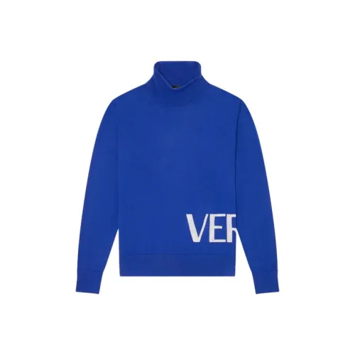 VERSACE Синие Женские Свитеры