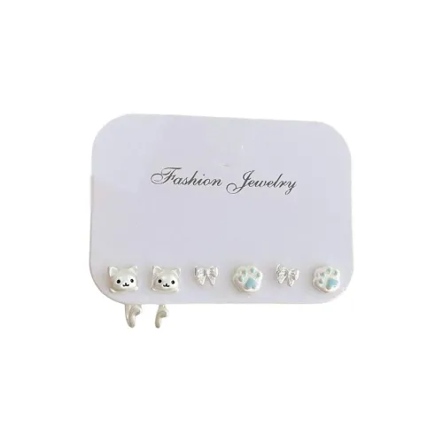 B Z Copper Alloy Stud Earrings Unisex B Z Медный Сплав Серьги-гвоздики Унисекс