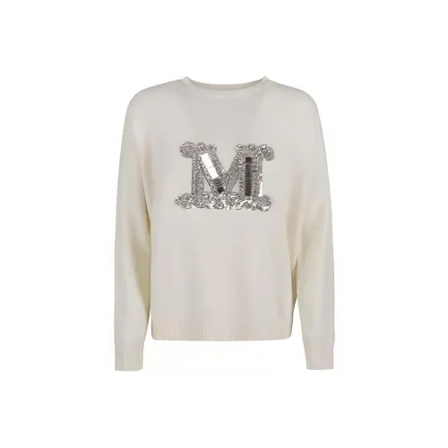 MaxMara Свитер Женский Айвори Белый