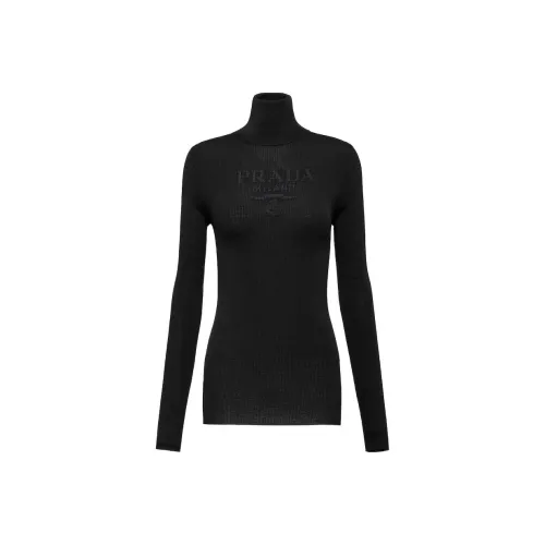PRADA Черные Женские Свитеры