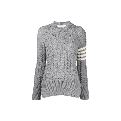 THOM BROWNE Серые Женские Свитеры