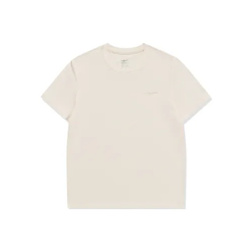 Erke ZONGXUNXILIE Бег T Рубашка Женские DS Сырный белый