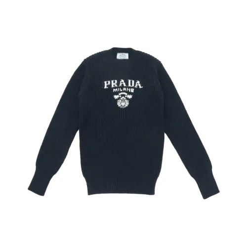 PRADA Темно-синий Женские Свитеры