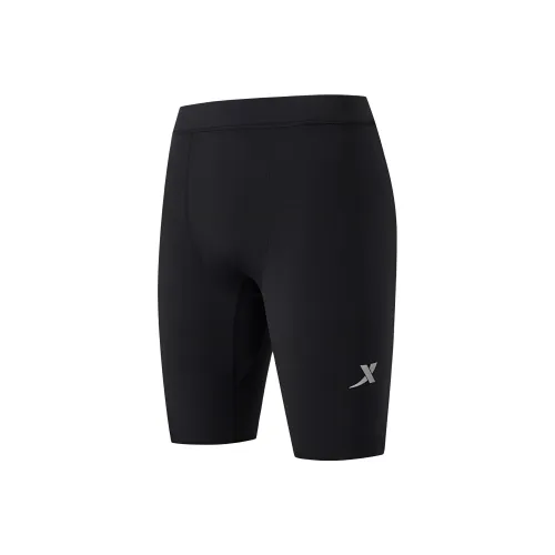 XTEP Глубокий Черный Мужские Спортивные Шорты