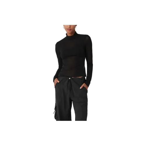 Alo Yoga Черные Женские Футболки