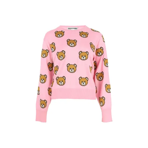 MOSCHINO Розовые Женские Свитеры