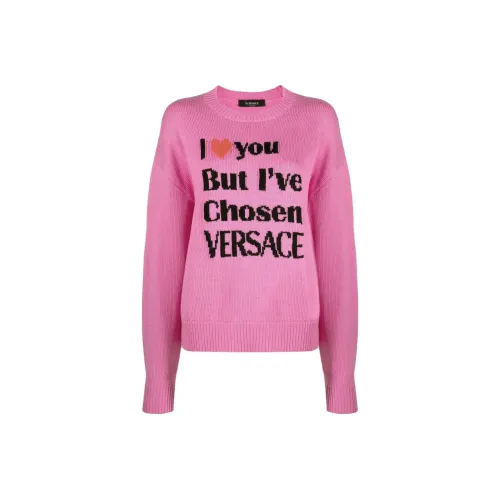 VERSACE FW22 Свитер Женский Розовый