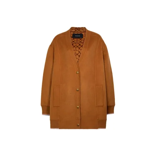 COACH FW21 Свитер Женский CAMEL