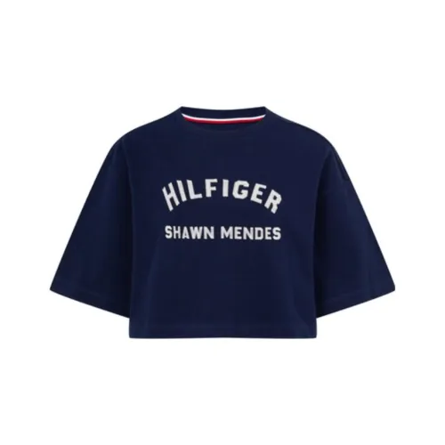 Tommy Hilfiger Морской синий Женские Короткие Топы