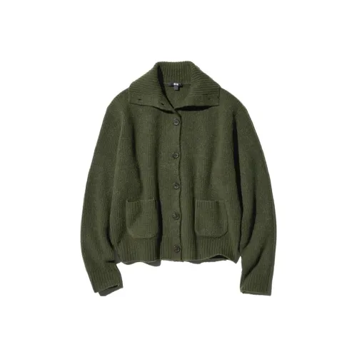 UNIQLO Оливковые Женские Свитеры