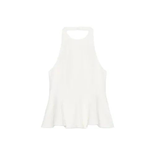 ZARA Майка Женская Морозно-Белая