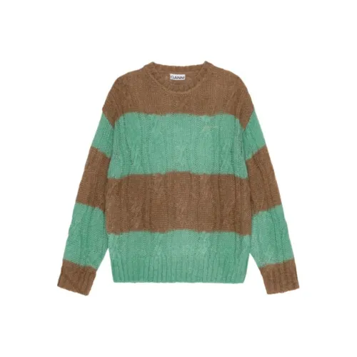 GANNI Зеленые Женские Свитера