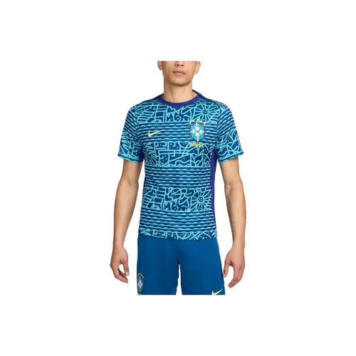 Nike Синий Мужской Футбольный Джерси