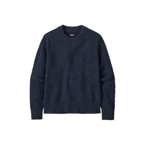 Patagonia Переработанная шерсть Смесь Crewneck Свитер Женские