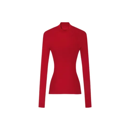 VERSACE Женские свитеры красного цвета