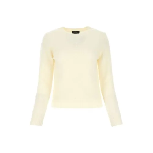 A.P.C Экрю Женские Свитеры