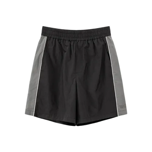NO ONE ELSE Повседневные шорты Унисекс Черный Серый