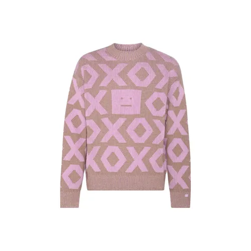 Acne Studios FW23 Свитер Унисекс Розовый
