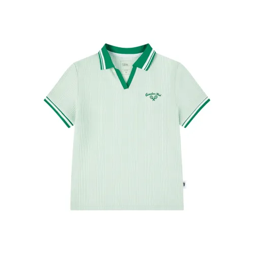 QIAODAN T-рубашка Женская Морская Пена Зеленая