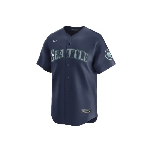 Nike MLB Коллаборация Футбол Джерси Seattle Mariners Мужской Морской синий