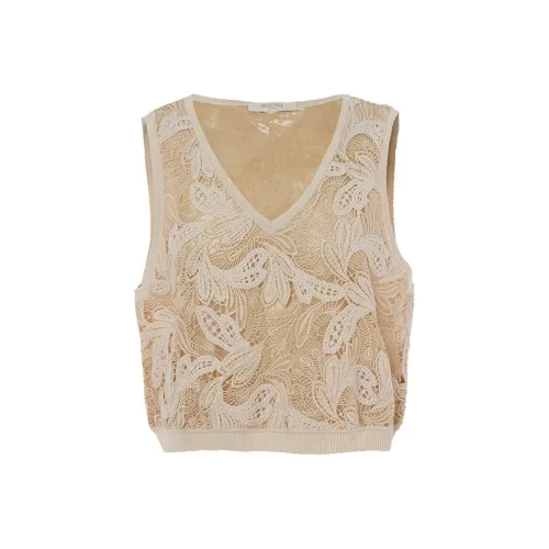 BESIONIA SS25 Майка Женская Темный Абрикос