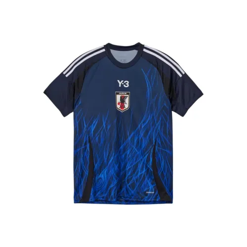 Y 3 JFA Co Branded Series Синий Мужской Футбольный Джерси