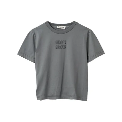 MIU MIU SS24 Стандартная T-рубашка Женская
