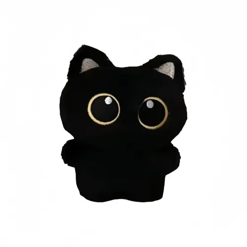 LALABABY Черный Котенок Скачащая Кукла Плюшевая Подвеска 8 см Высокая