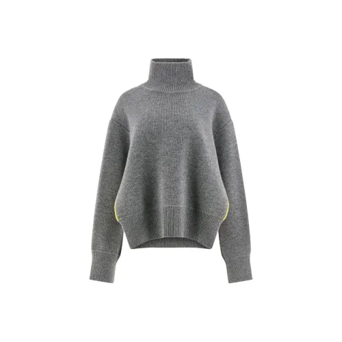 Ferragamo SS24 Свитер Женский Серый Желтый