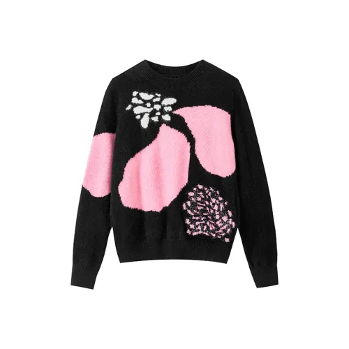 Yu Qianwen Свитер Женский Черный