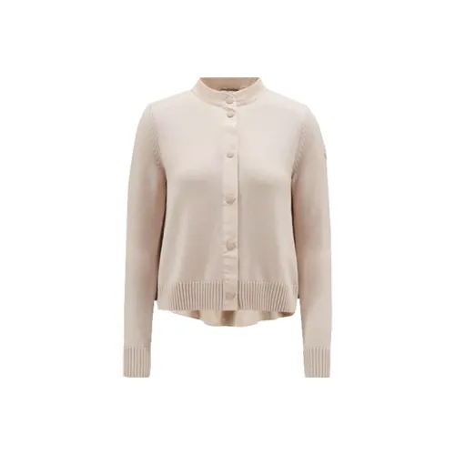 Moncler Светло-бежевые Женские Свитеры