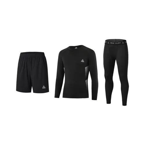 PEAK Бег Одежда Наборы Унисекс Черный