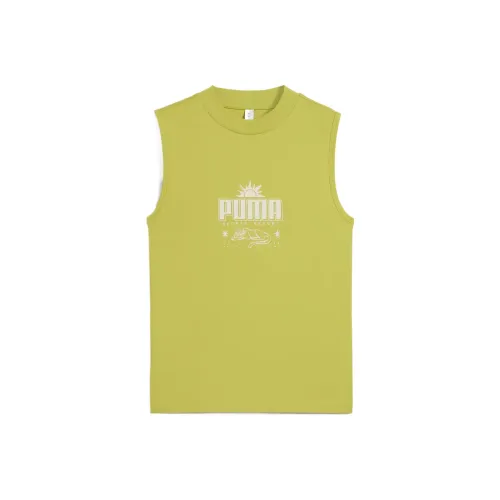 PUMA Palm Resort Майка Женская Желтая 35