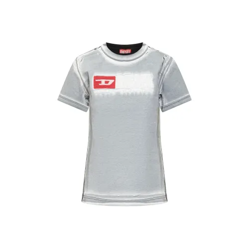 DIESEL Серые Женские Футболки